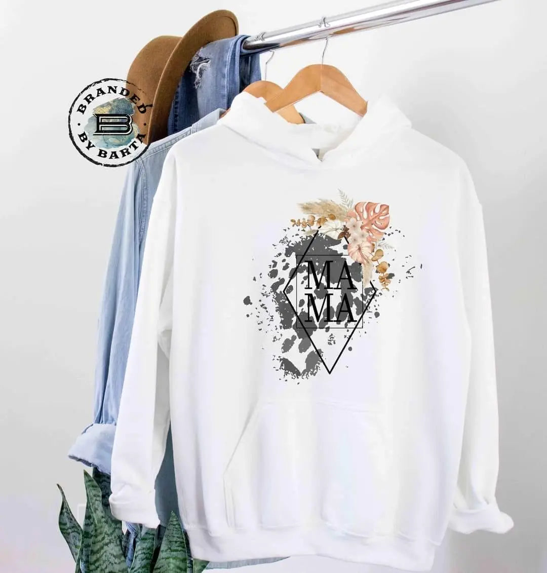 Cow Print and Floral Mama - Branded By Barta