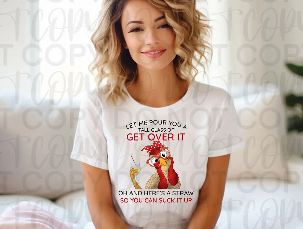 Glass Of Get Over It - Branded By Barta