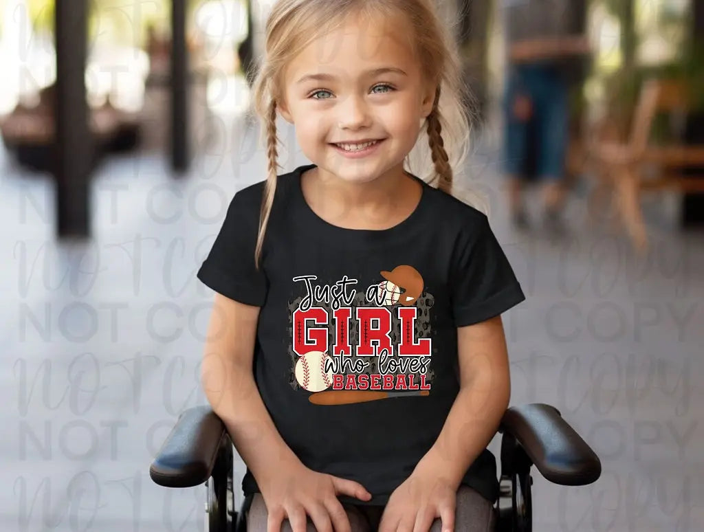 Just A Girl Who Loves Baseball - Branded By Barta