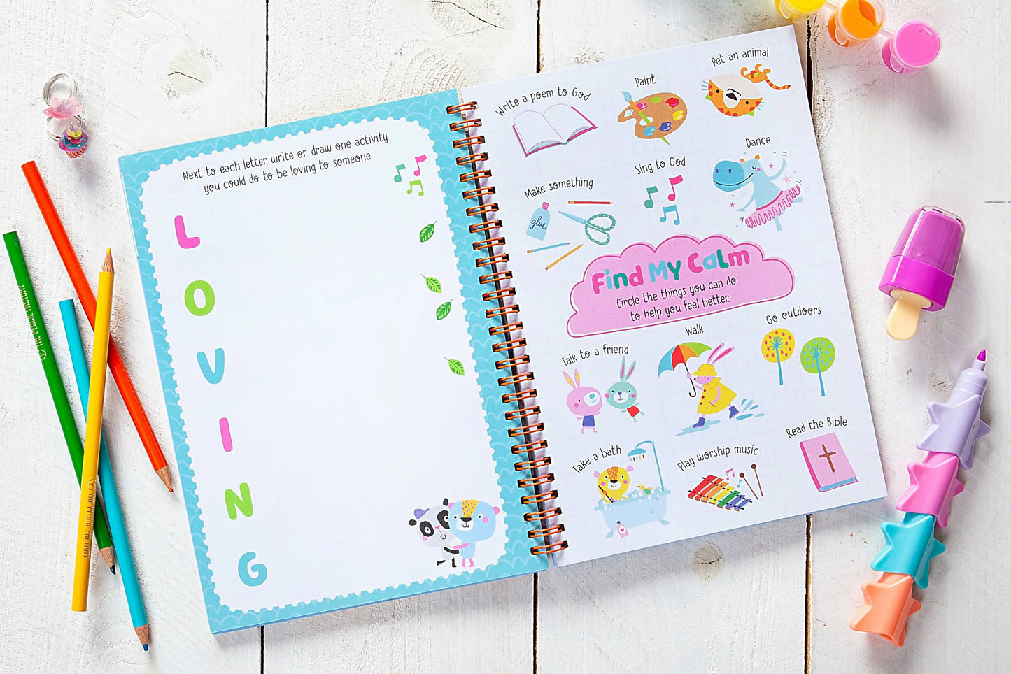 God Made Me (Kid's Journal, Easter Basket Ideas) - Branded By Barta