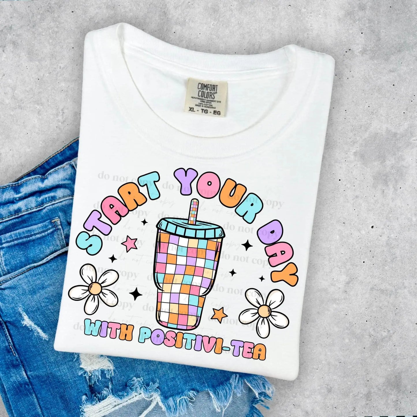 Start your day with positivi-tea cup - Branded By Barta