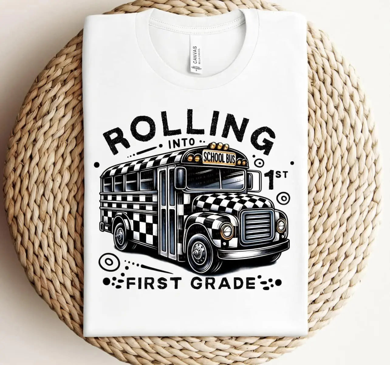 Rolling checkered bus grade - Branded By Barta