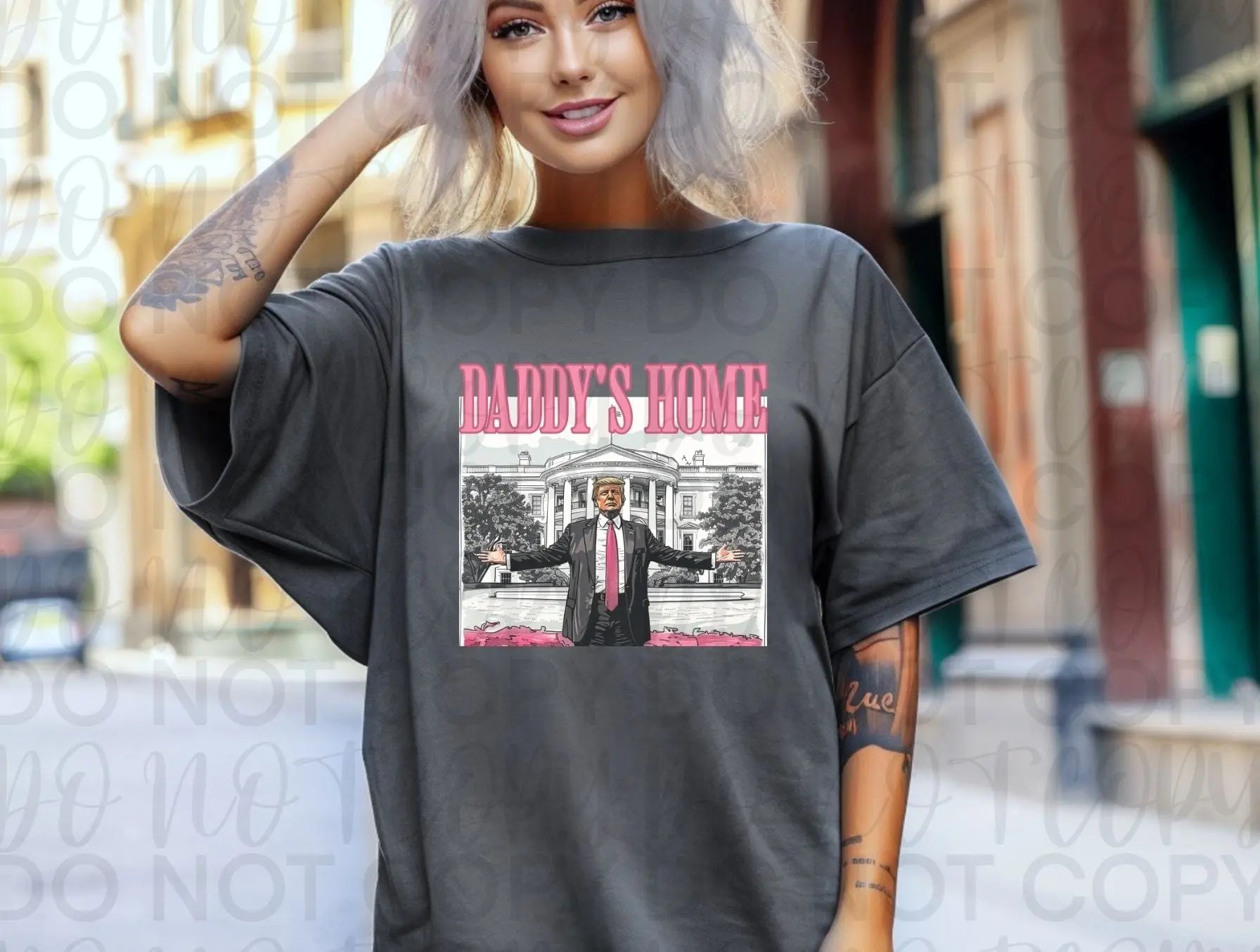 Daddy's home drawing  - Trump - Branded By Barta