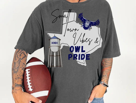 Small Town Vibes & Owl Pride brandedbybarta