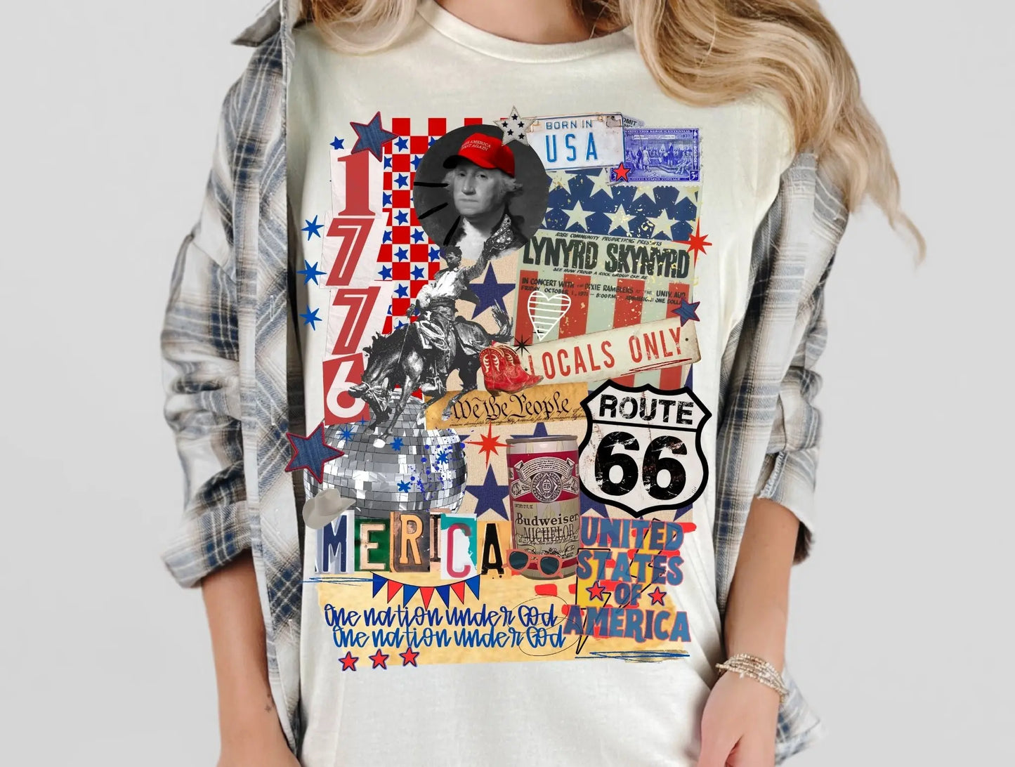 Retro Red, White & Blue brandedbybarta