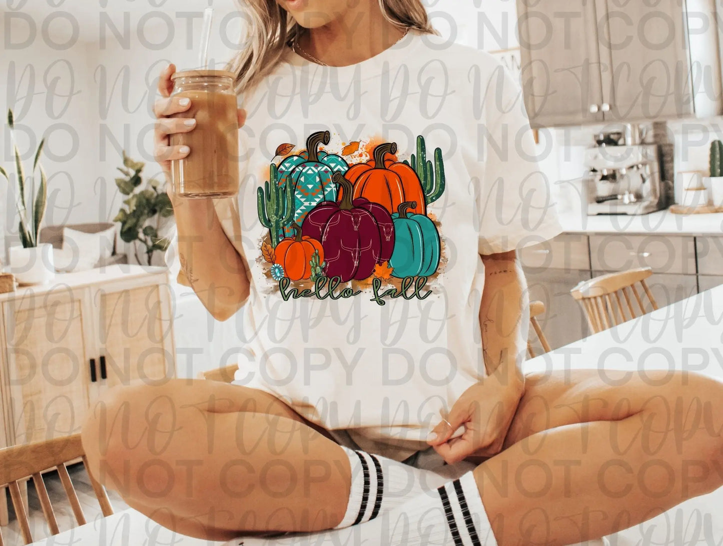 Hello fall teal pumpkin - Branded By Barta
