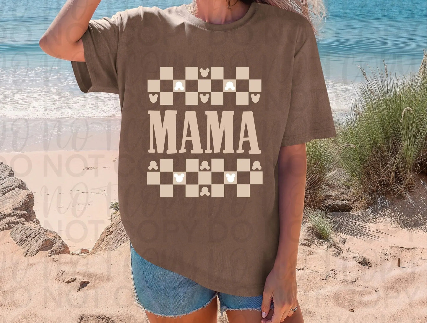 Mama Checkered Mickey/Minnie - Branded By Barta