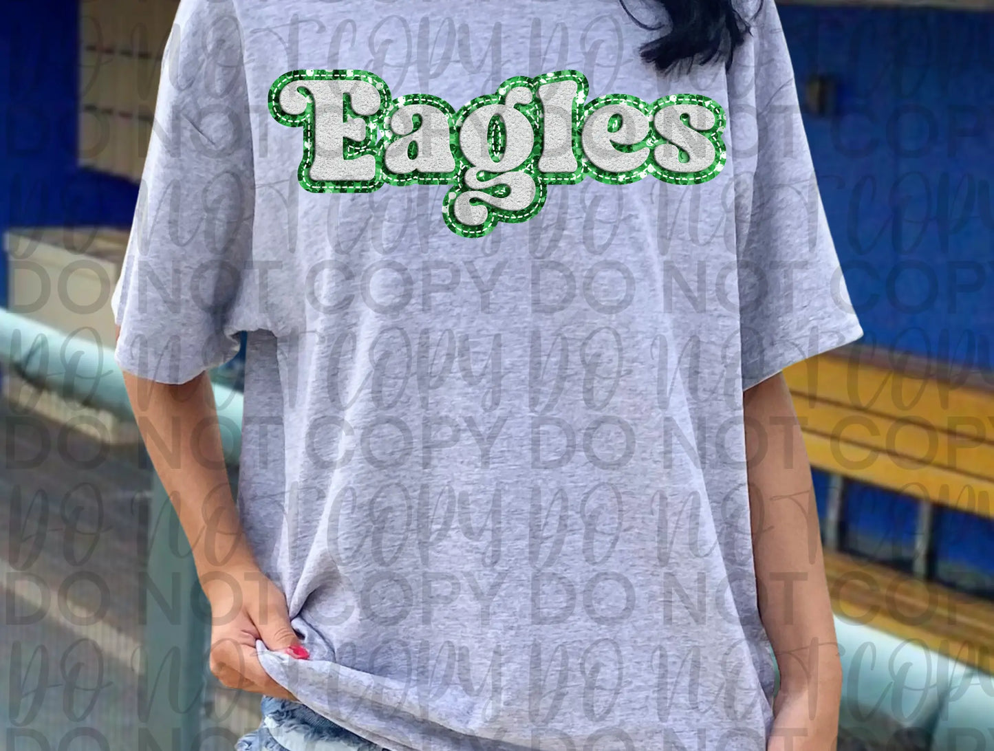 Eagles Faux Embriodary