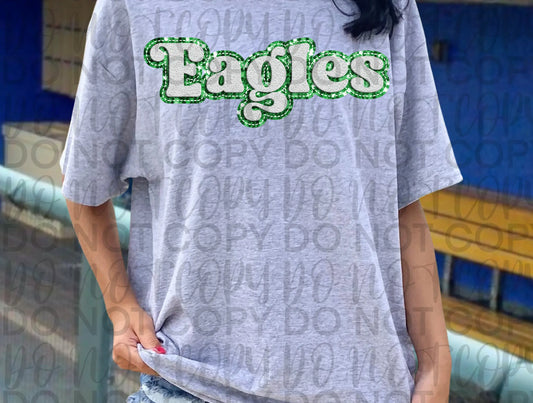 Eagles Faux Embriodary - Branded By Barta