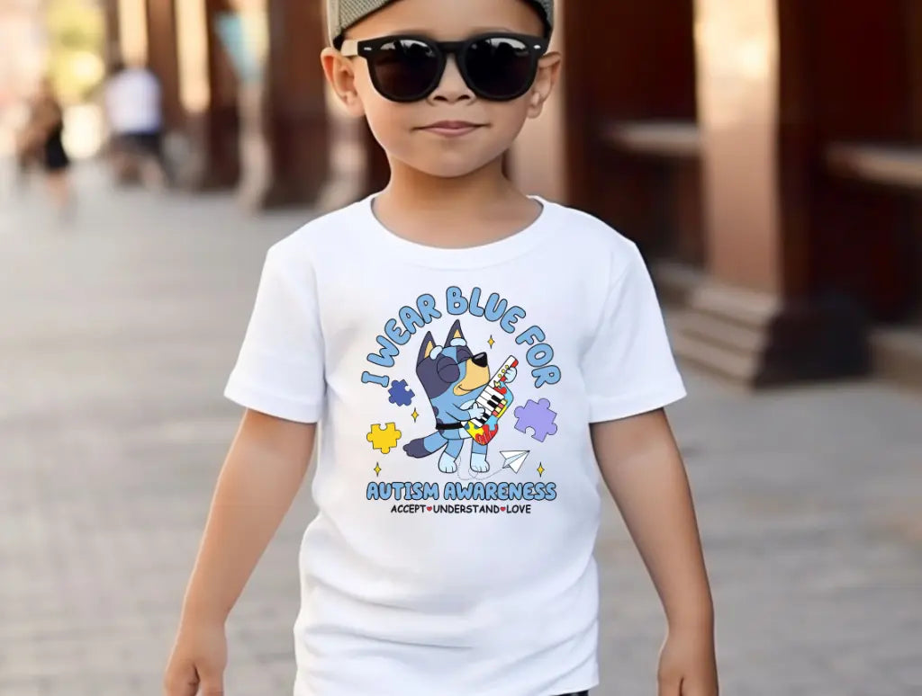 I Wear Blue Bluey - Branded By Barta