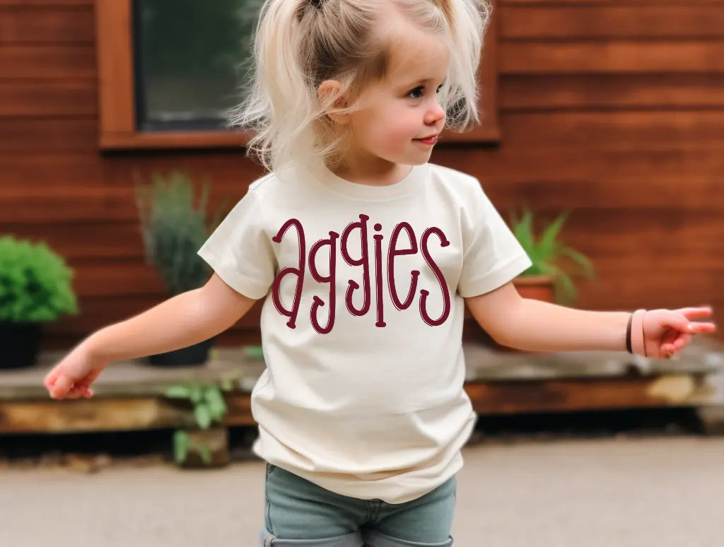 Doodle Letter Aggie brandedbybarta