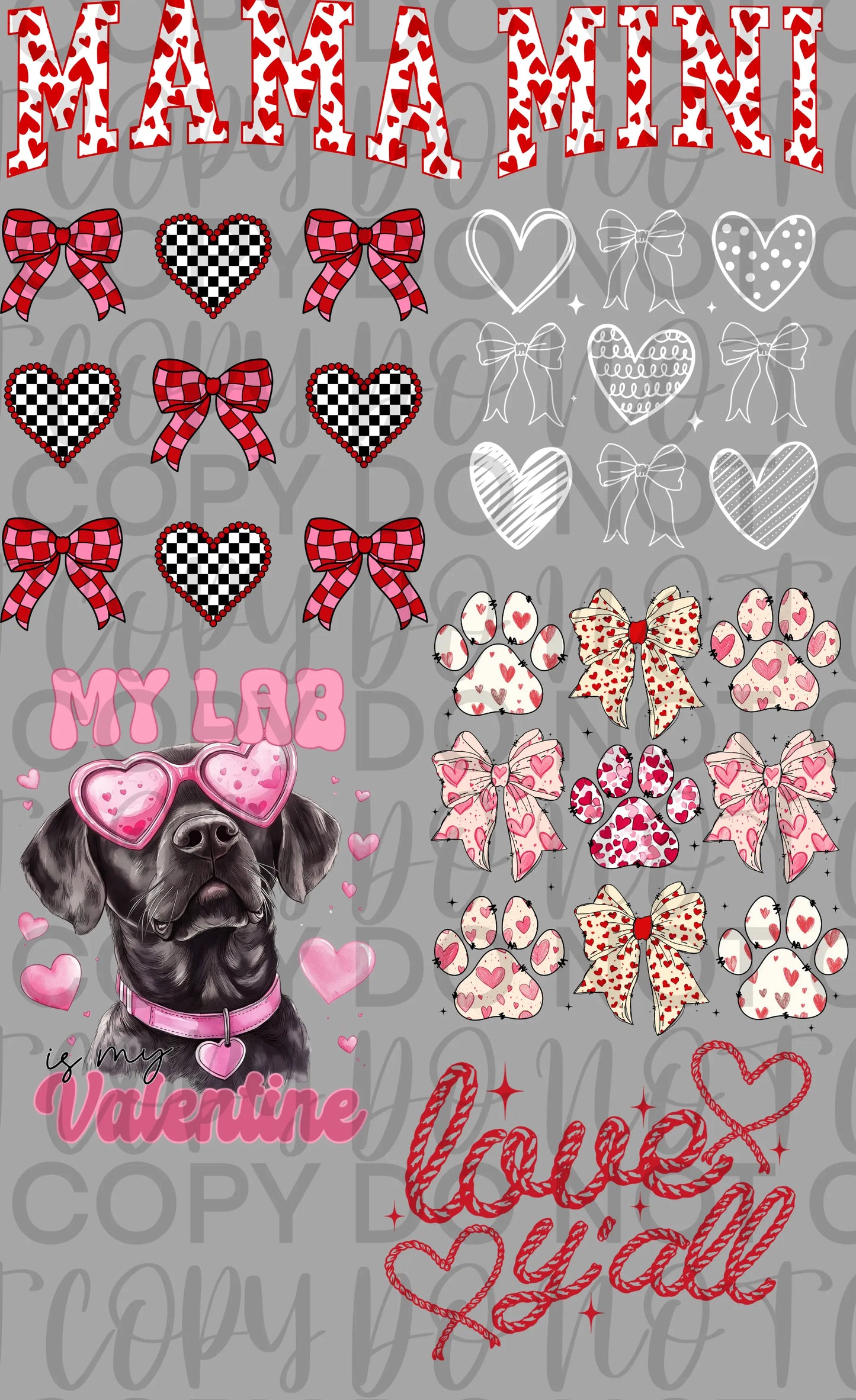 Valentine's Premade Gang Sheet - Branded By Barta