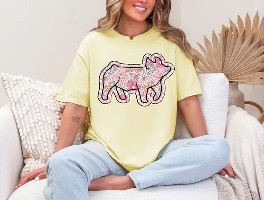 Floral Pig brandedbybarta