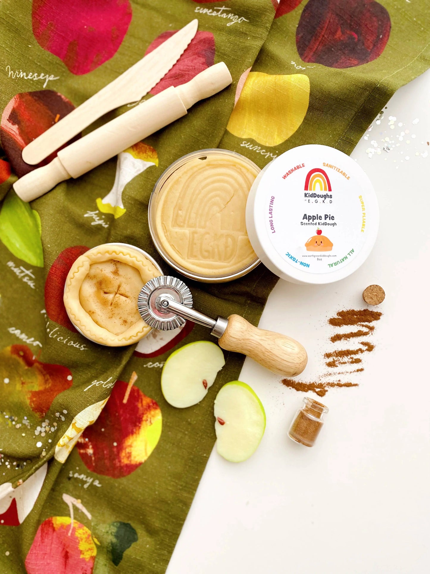 Pie KidDough Play Kit Earth Grown KidDoughs (KidDoughs by EGKD)
