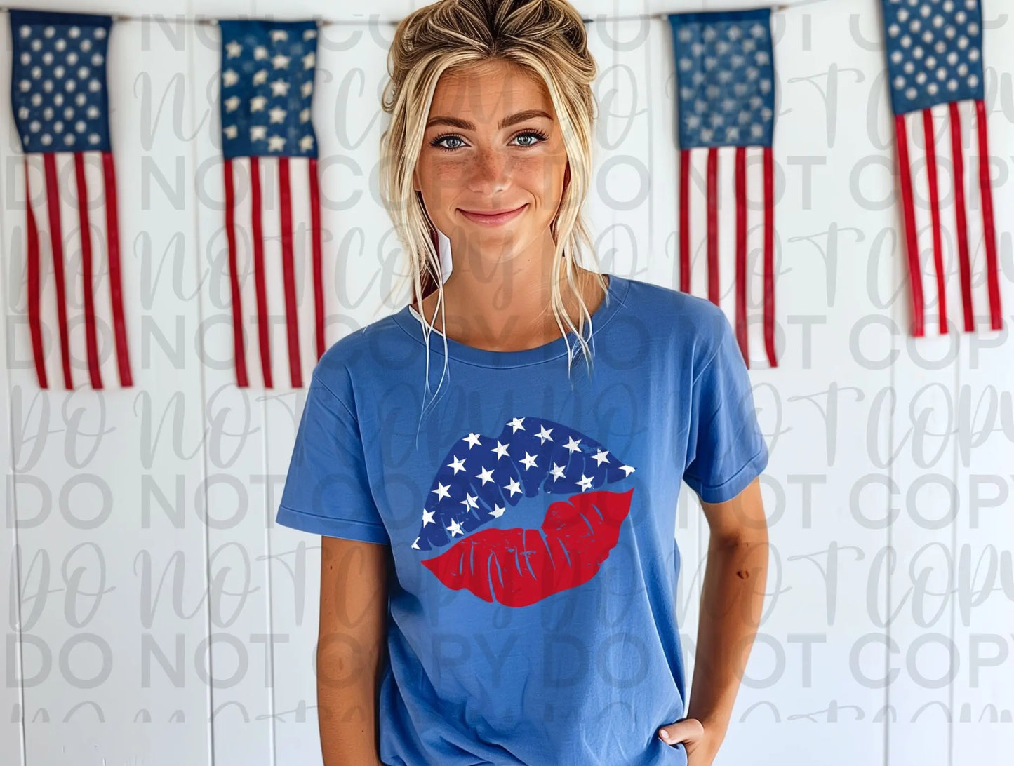 4th of July lips - Branded By Barta