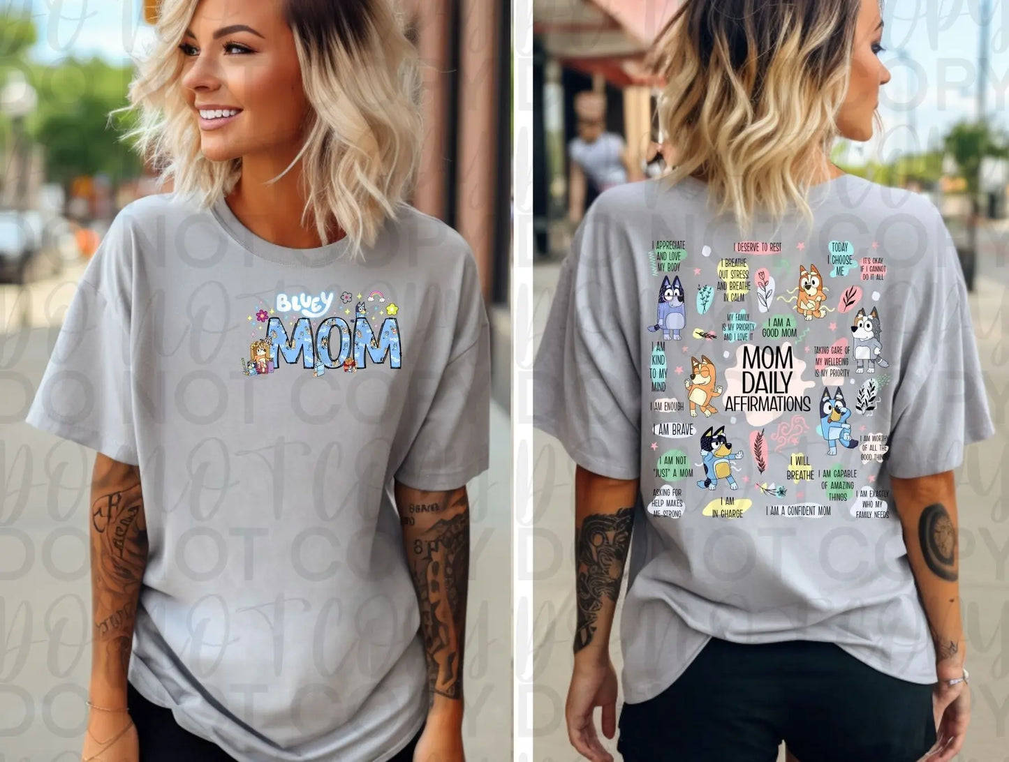 Bluey mom affermation - Branded By Barta