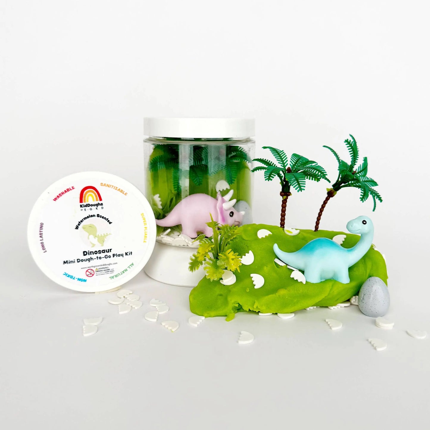 Dinosaur (Watersmellon) Mini Dough-To-Go - Branded By Barta