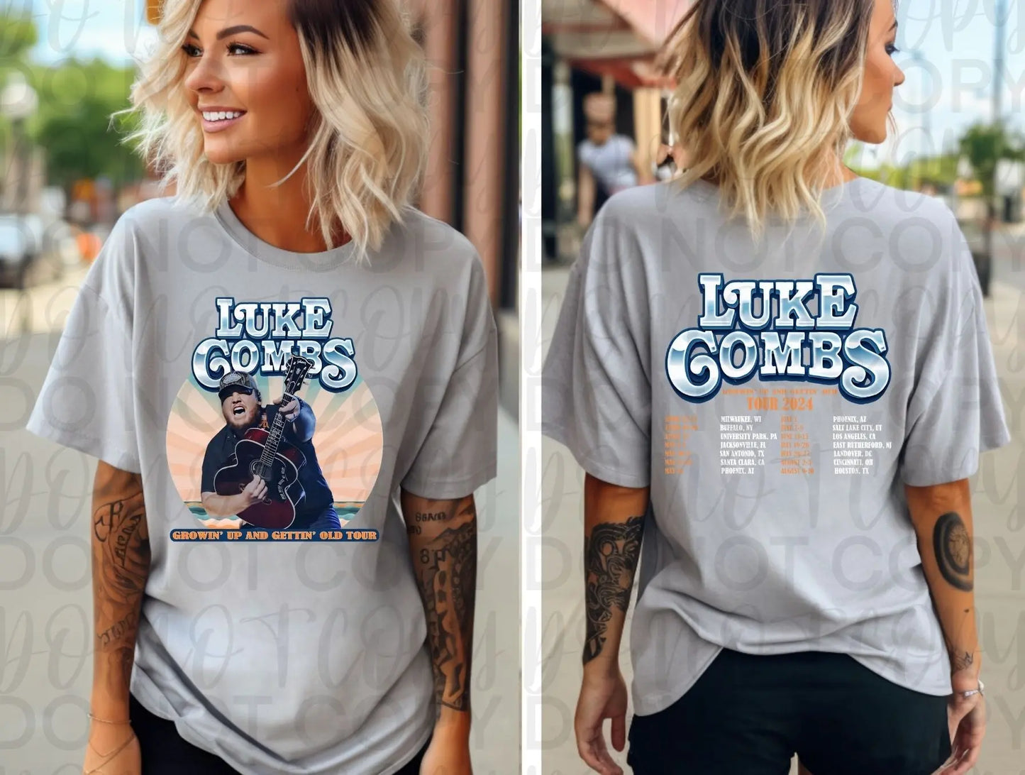 Luke Combs tour - Branded By Barta