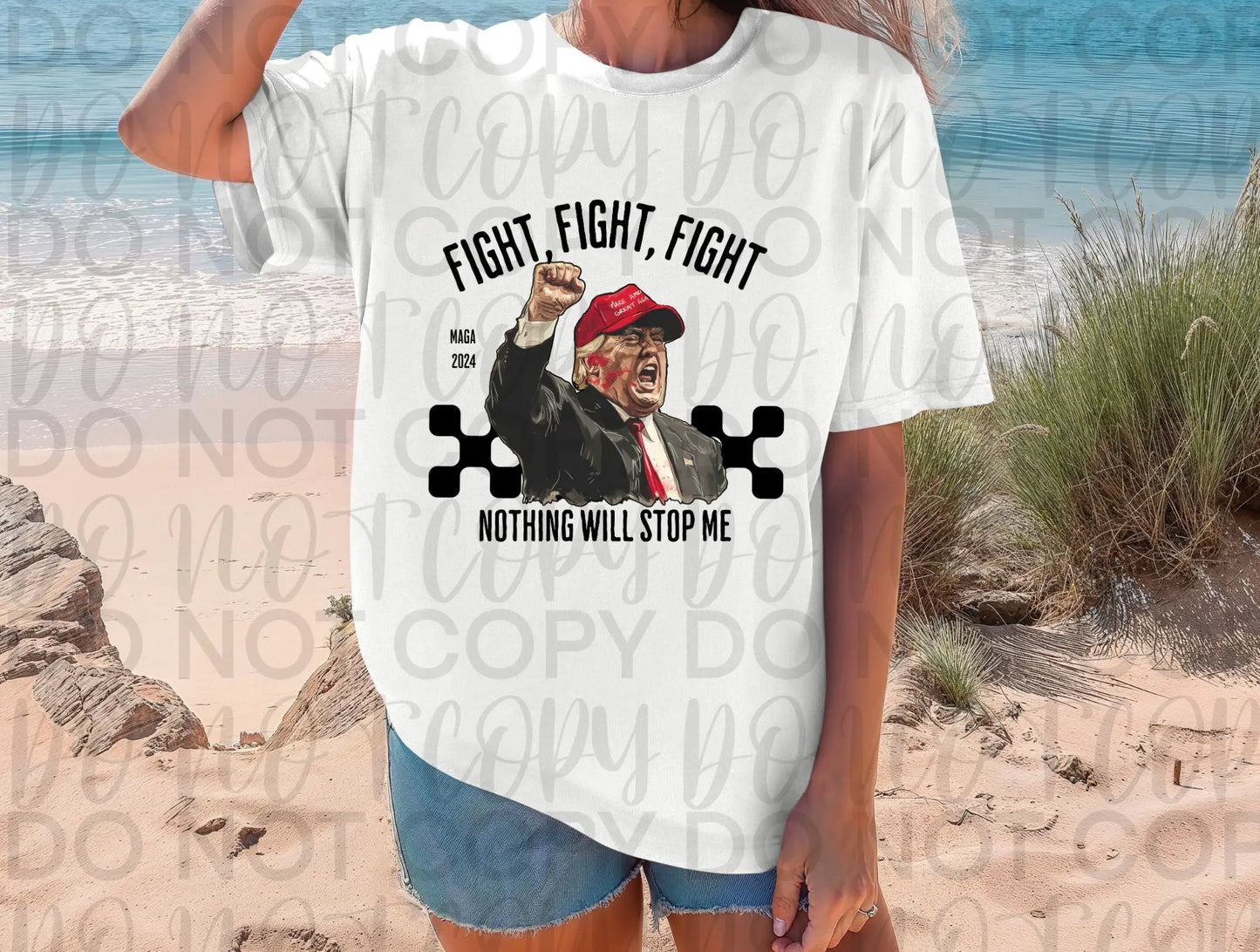 Trump fight fight bullet - Branded By Barta