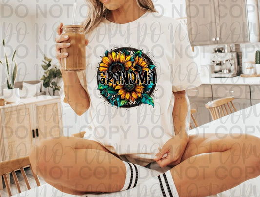 Grandma sunflower - Branded By Barta