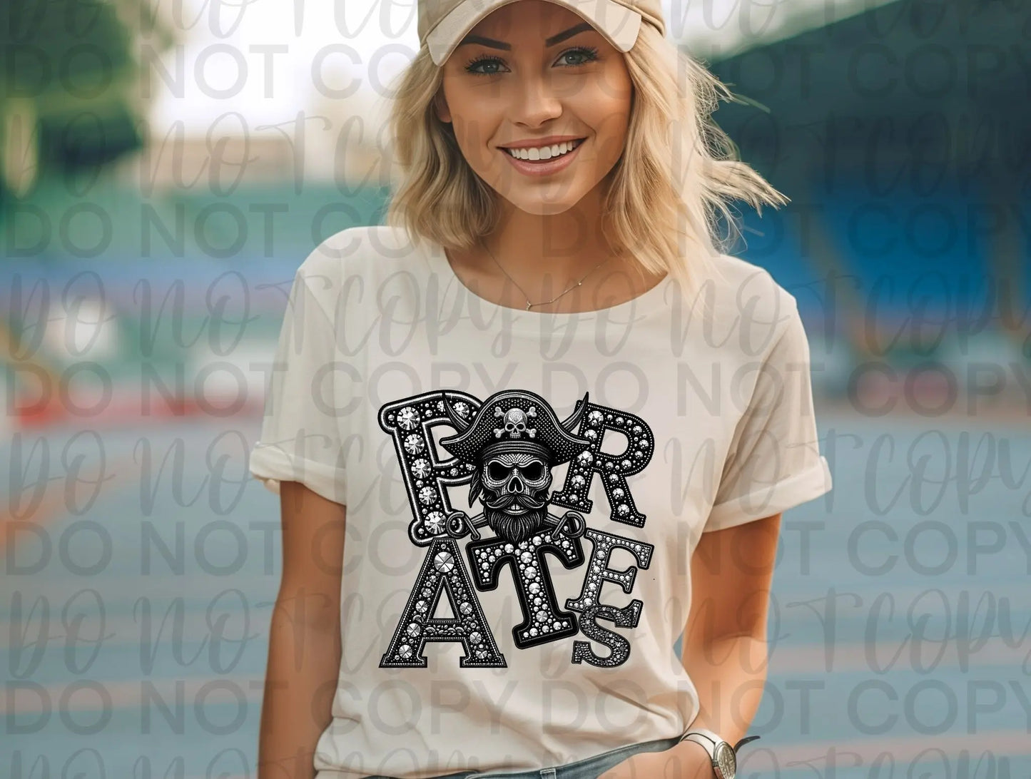 Pirates rhinestone - Branded By Barta