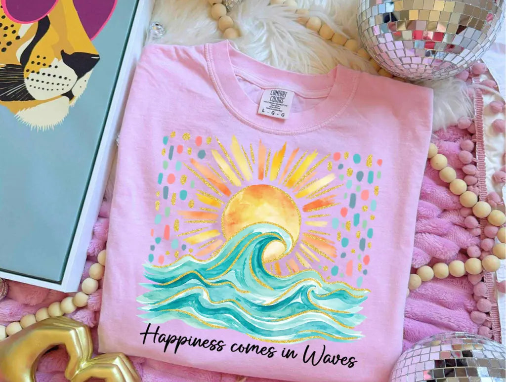 Happiness Comes In Waves brandedbybarta