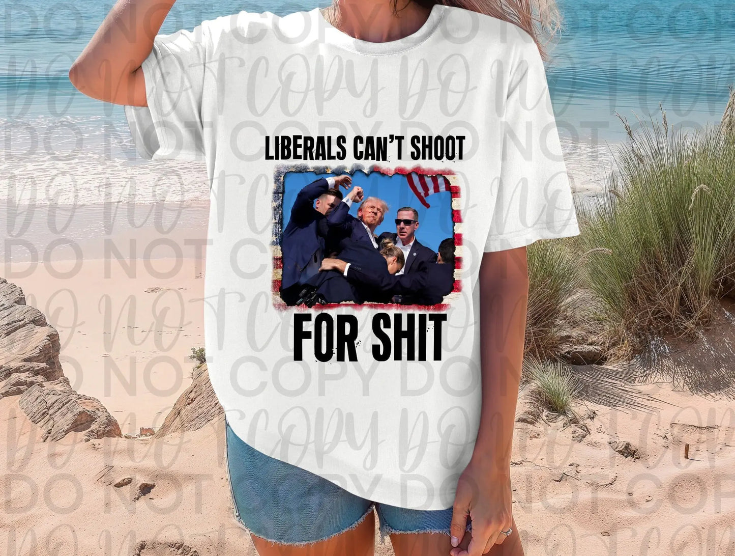 Trump liberal can't shoot - Branded By Barta