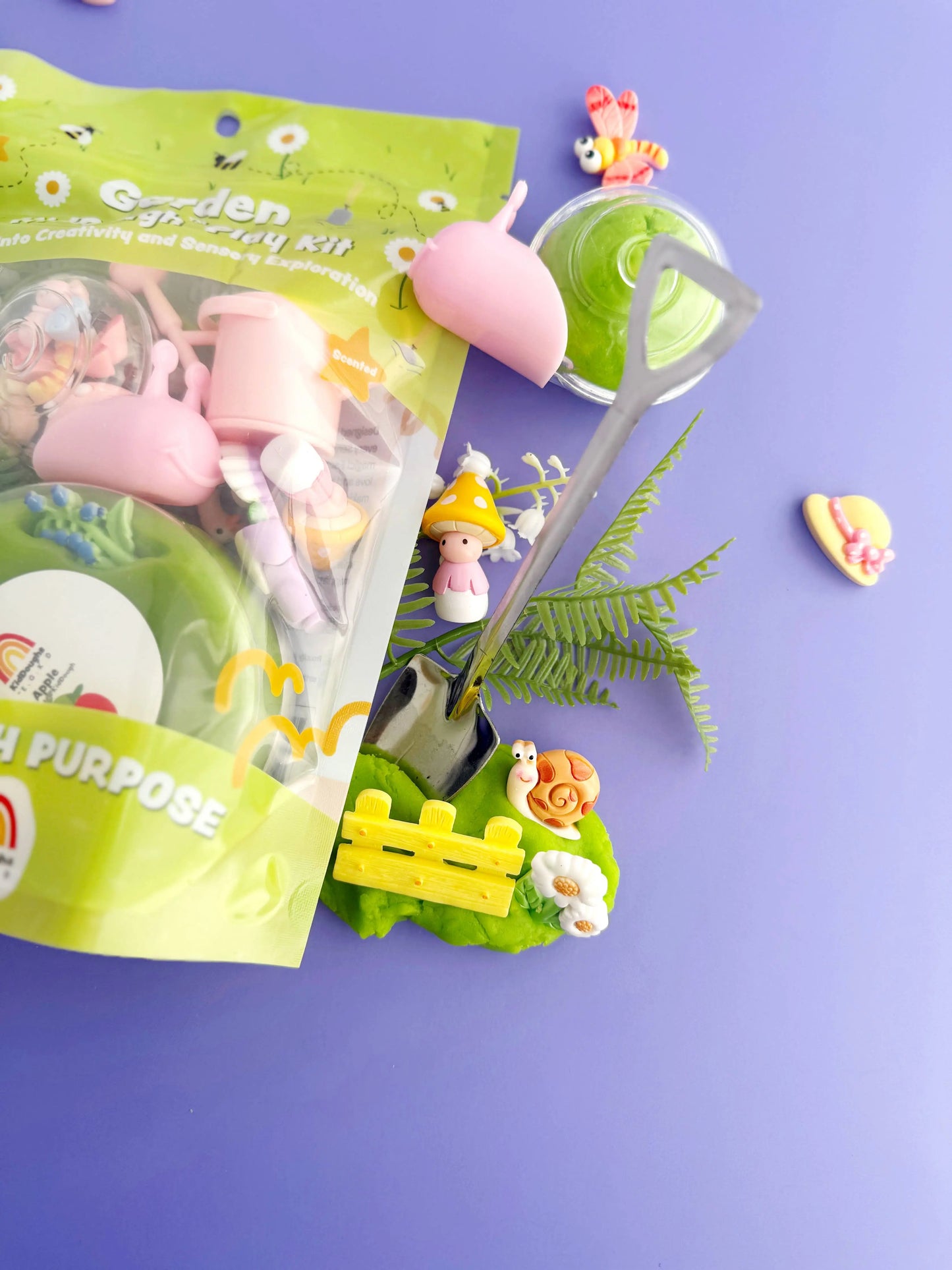 Garden KidDough Play Kit Earth Grown KidDoughs (KidDoughs by EGKD)