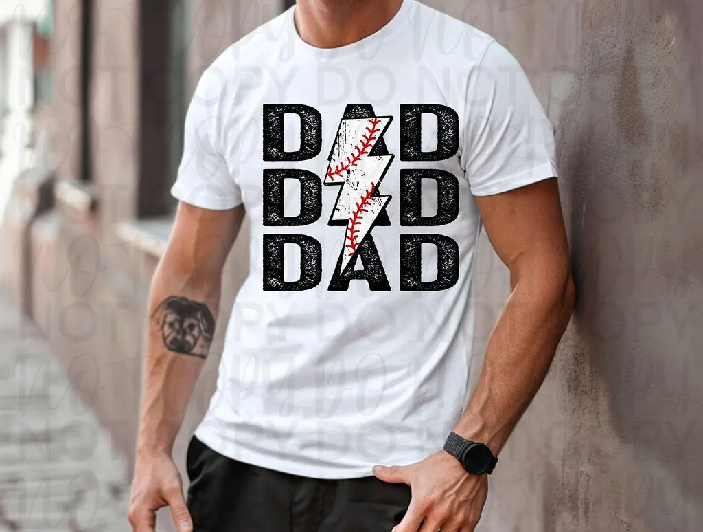 Dad Baseball LB - Branded By Barta