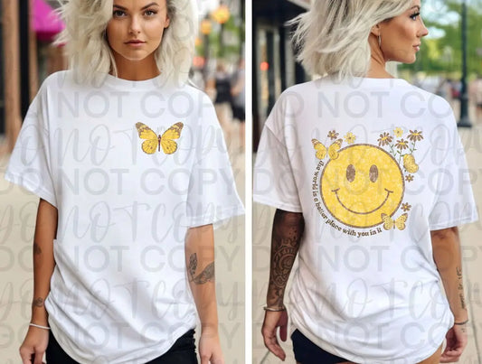 The World Would Be A Better Place Smiley Face - Branded By Barta