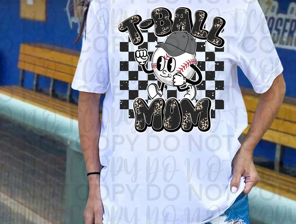 T-Ball Checkered Retro