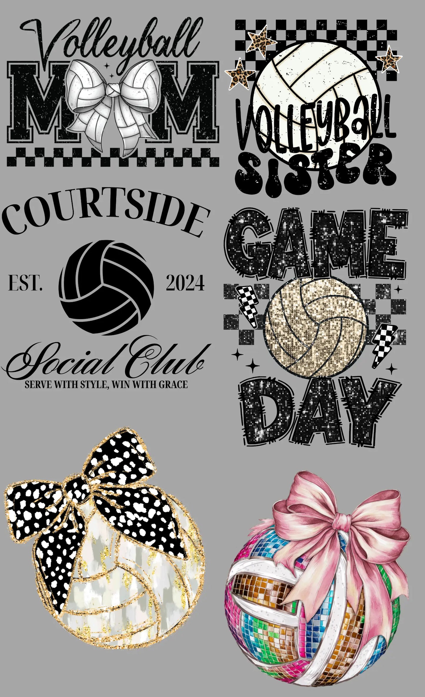 Volleyball Gang Sheet - Branded By Barta