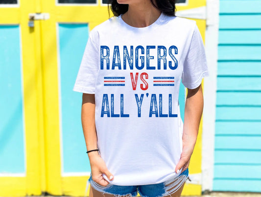 Rangers VS All Y'all brandedbybarta