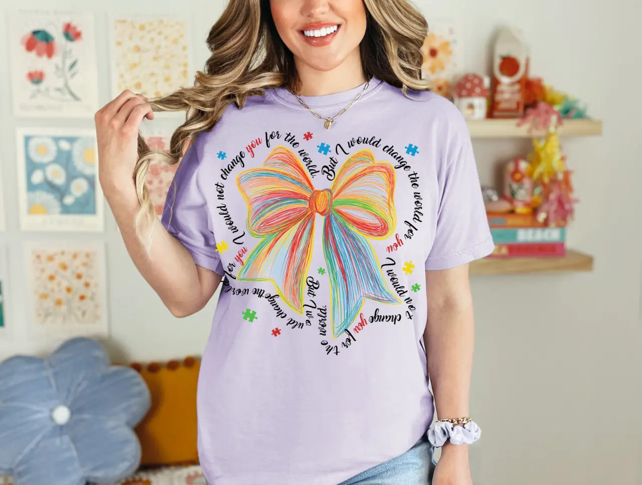 Autism Coquette Bow - Branded By Barta