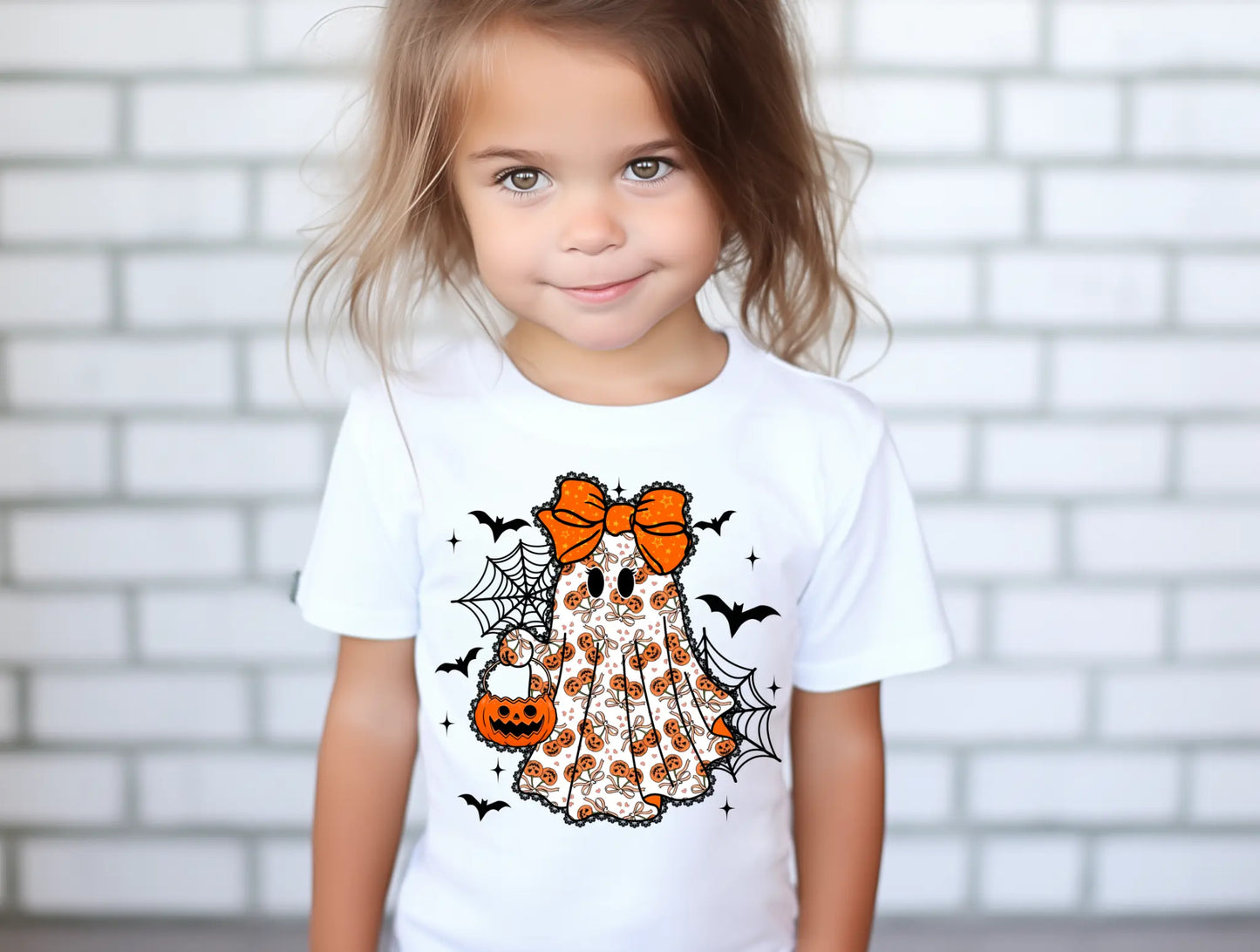 Pumpkin Girl Ghost Branded By Barta