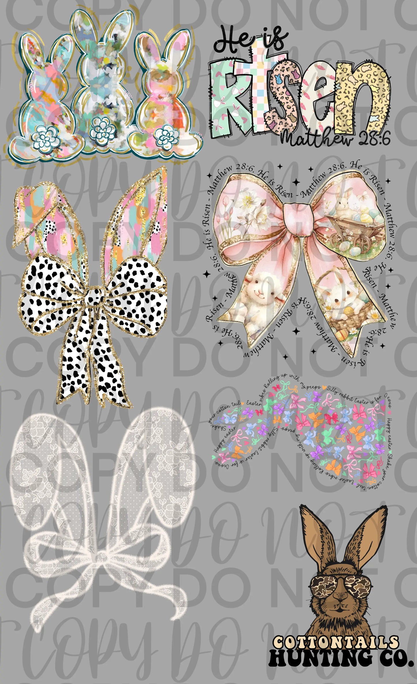 Easter Premade Gang Sheet - Branded By Barta