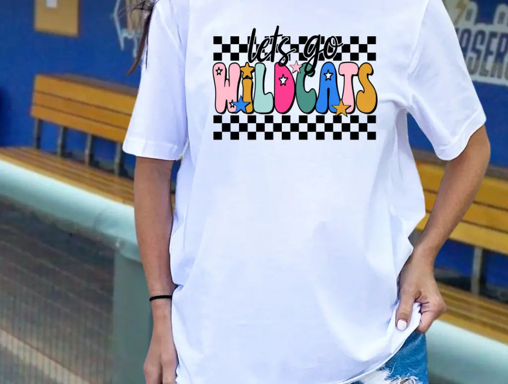 Let's Go Wildcats Colorful brandedbybarta