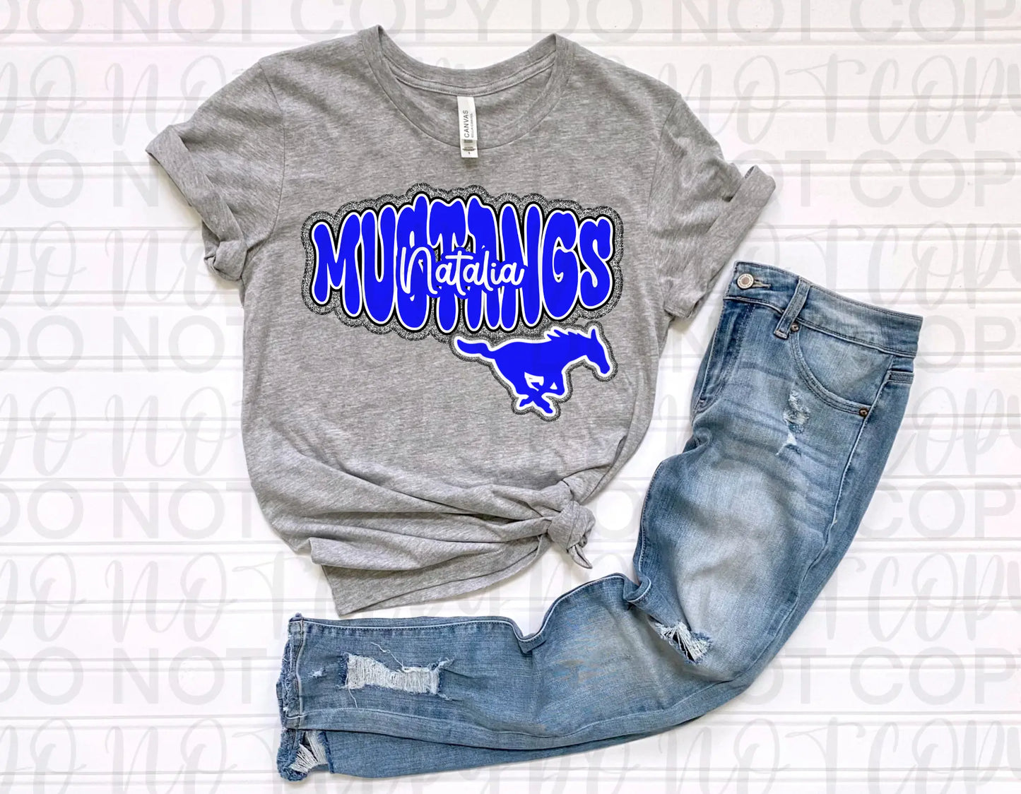 Warp Glitter Mustangs - Branded By Barta