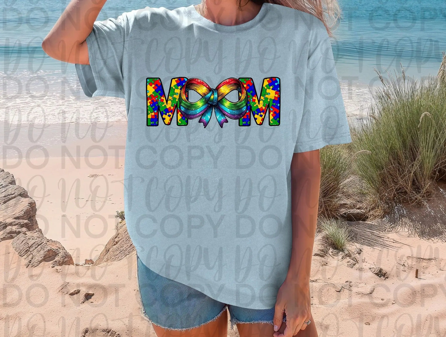 Autism mom bow - Branded By Barta