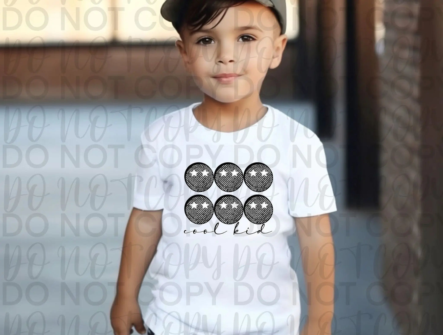 Cool kid checkered smile - Branded By Barta