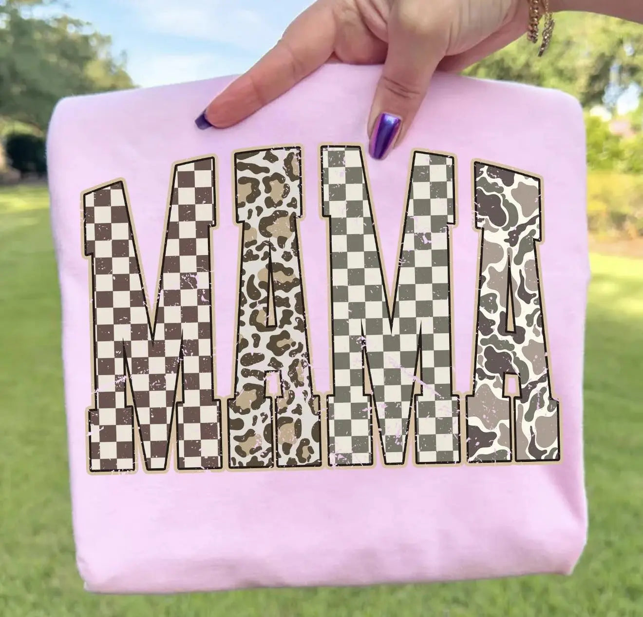 Mama Camo Leopard Checkered brandedbybarta