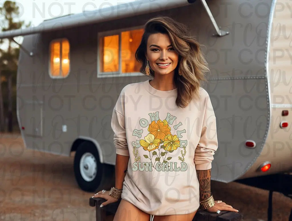 Grow Wild Sun Child - Branded By Barta