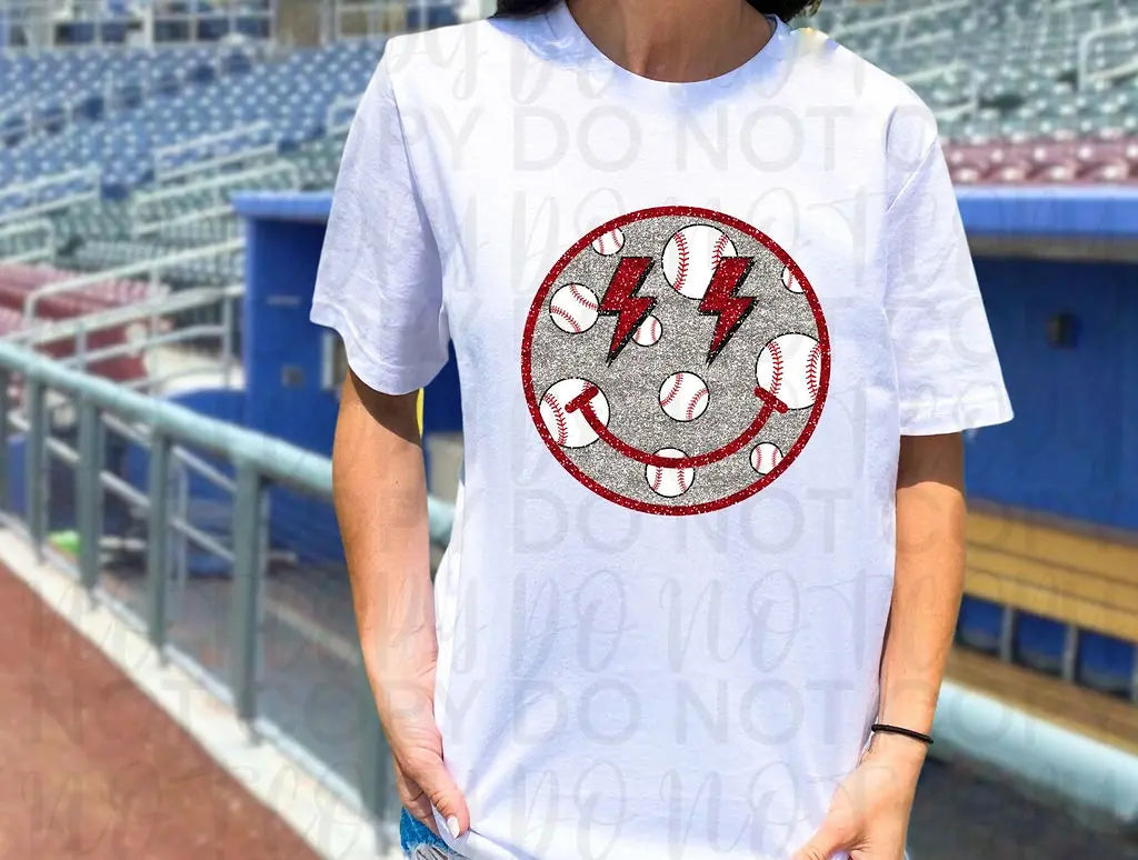 Smiley Face Baseball - Branded By Barta