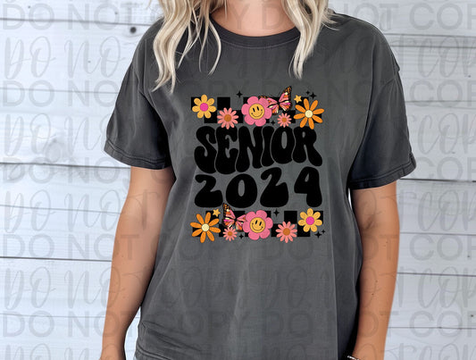 Senior Floral Retro 2024