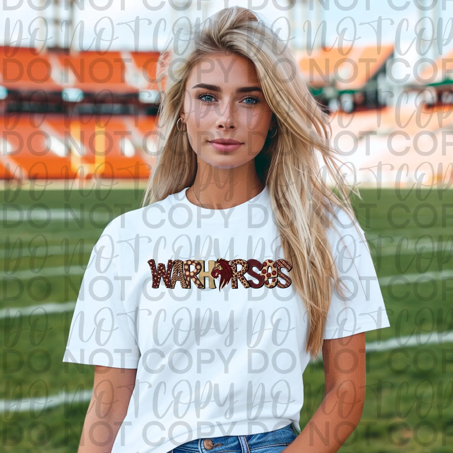 Warhorses Mascot Lettering Tee - Branded By Barta