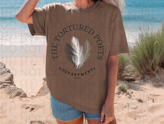 TS tortured poet 3 feathers