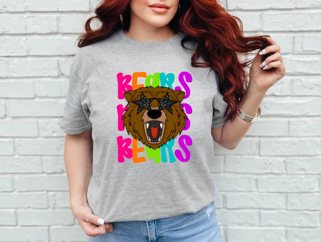 Neon Bears Stacked brandedbybarta