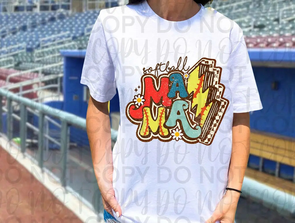 Softball Mama Retro - Branded By Barta