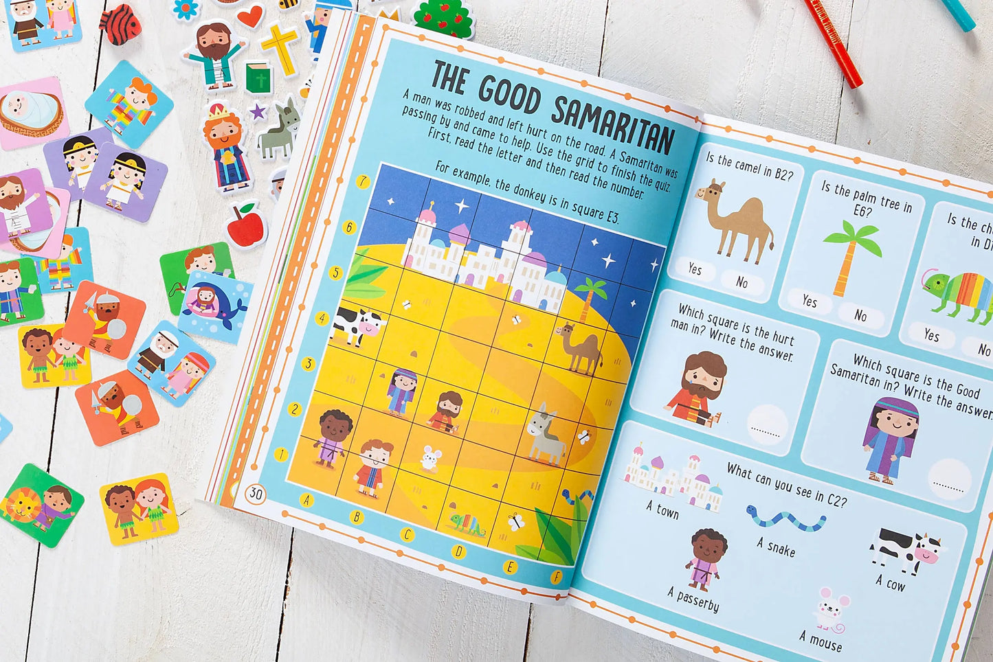 My Bible Stories Activity Book (Pink, Easter Basket Ideas) - Branded By Barta