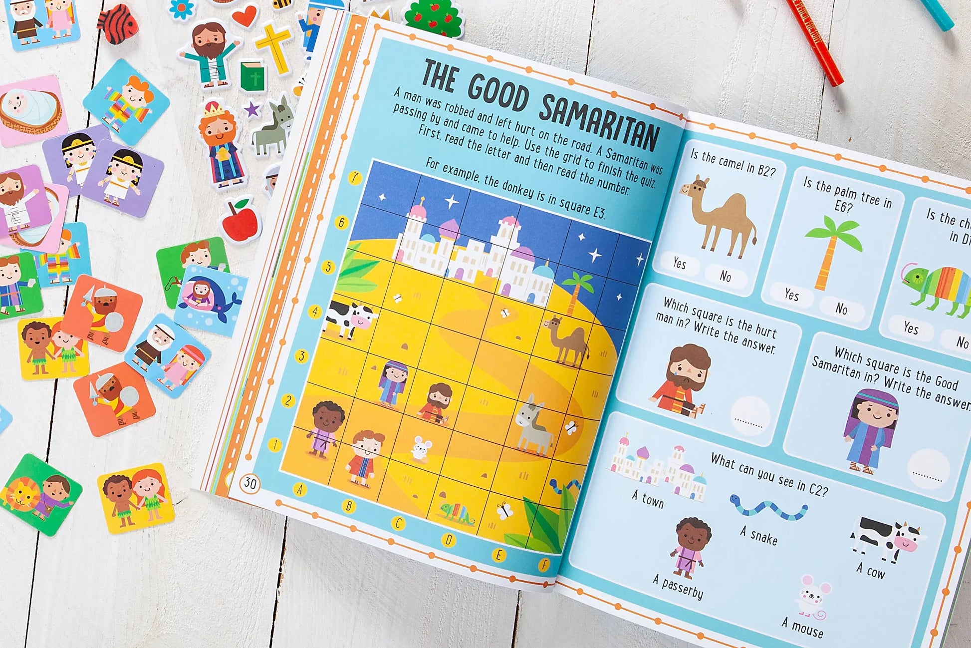 My Bible Stories Activity Book (Pink, Easter Basket Ideas) - Branded By Barta